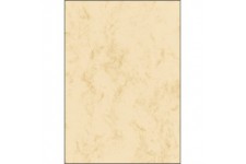 SIGEL DP397 Papier a  lettres, 21 x 29,7 cm, 200g/m², marbre beige clair, 50 feuilles