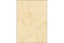 SIGEL DP397 Papier a  lettres, 21 x 29,7 cm, 200g/m², marbre beige clair, 50 feuilles