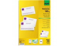 DP830 150 Cartes de visite predecoupees, 8,5 x 5,5 cm, 185g/m², blanc
