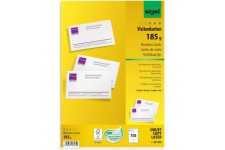 DP830 150 Cartes de visite predecoupees, 8,5 x 5,5 cm, 185g/m², blanc