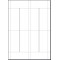 SIGEL DP046 80 Cartes de placement predecoupees, 9,5 x 4,25 cm, 185 g/m², blanc