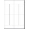 SIGEL DP046 80 Cartes de placement predecoupees, 9,5 x 4,25 cm, 185 g/m², blanc