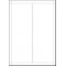 SIGEL DP050 20 Cartes de placement predecoupees, 24 x 9 cm, 185 g/m², blanc