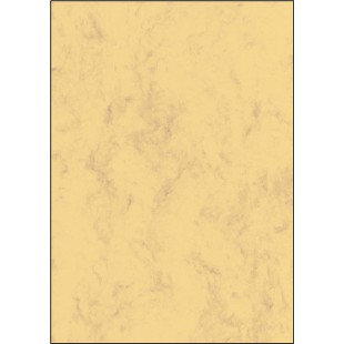 SIGEL DP262 Papier a  lettres, 21 x 29,7 cm, 90g/m², marbre sable marron clair, 100 feuilles