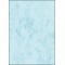 SIGEL DP551 Papier a  lettres, 21 x 29,7 cm, 200g/m², marbre bleu clair, 50 feuilles