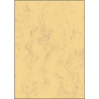 SIGEL DP553 Papier a  lettres, 21 x 29,7 cm, 200g/m², marbre sable marron clair, 50 feuilles