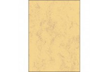 SIGEL DP553 Papier a  lettres, 21 x 29,7 cm, 200g/m², marbre sable marron clair, 50 feuilles