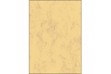 SIGEL DP553 Papier a  lettres, 21 x 29,7 cm, 200g/m², marbre sable marron clair, 50 feuilles