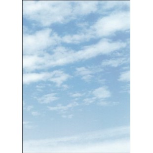 SIGEL DP565 Papier a  lettres, 21 x 29,7 cm, 90g/m², nuages, bleu et blanc, 100 feuilles