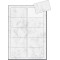 SIGEL DP742 100 Cartes de visite 3C, decoupe lisse des bords, 8,5 x 5,5 cm, marbre gris