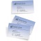 SIGEL DP746 100 Cartes de visite 3C, decoupe lisse des bords, 8,5 x 5,5 cm, degrade de bleu