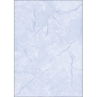 SIGEL DP649 Papier a  lettres, 21 x 29,7 cm, 200g/m², texture granit, bleu, 50 feuilles