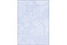 SIGEL DP649 Papier a  lettres, 21 x 29,7 cm, 200g/m², texture granit, bleu, 50 feuilles