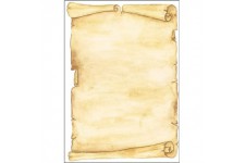 SIGEL DP153 Papier a  lettres, 21 x 29,7 cm, 90g/m², Parchemin, beige, 100 feuilles