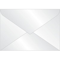 SIGEL DU030 Enveloppes, format C6 (11,4 x 16,2 cm), 25 pieces, transparent