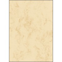 SIGEL papier marbre, A4, papier fin, 90 g, beige contenu: 25 feuilles (DP181)