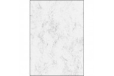 SIGEL DP183 Papier a  lettres, 21 x 29,7 cm, 90g/m², marbre gris clair, 25 feuilles