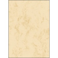 SIGEL DP191 Papier a  lettres, 21 x 29,7 cm, 200g/m², marbre beige clair, 25 feuilles