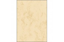 SIGEL DP191 Papier a  lettres, 21 x 29,7 cm, 200g/m², marbre beige clair, 25 feuilles