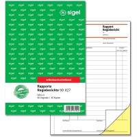 Sigel sd027 Rapport/realisateur Rapport A5, 2 x 40 feuilles, autocopiant, 1 piece
