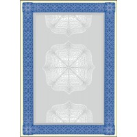 SIGEL DP490 Papier a  lettre, 21 x 29,7 cm, 185g/m², Diplome bleu, 20 feuilles