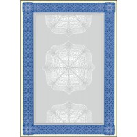 SIGEL DP490 Papier a  lettre, 21 x 29,7 cm, 185g/m², Diplome bleu, 20 feuilles