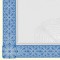 SIGEL DP490 Papier a  lettre, 21 x 29,7 cm, 185g/m², Diplome bleu, 20 feuilles