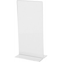 SIGEL TA224 Presentoir vertical de table, 10,5 x 21,2 x 6,5 cm, acrylique transparent