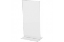 SIGEL TA224 Presentoir vertical de table, 10,5 x 21,2 x 6,5 cm, acrylique transparent