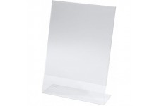 Sigel TA210 Presentoir de Table incline pour A4, 1 piece, Acrylique Acrylique Transparent