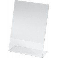 Lot de 10 : SIGEL TA212 Presentoir incline de table, 21,5 x 15 x 6,5 cm, acrylique transparent