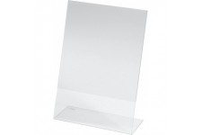 SIGEL TA212 Presentoir incline de table, 21,5 x 15 x 6,5 cm, acrylique transparent