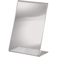 Lot de 10 : SIGEL TA214 Presentoir incline de table, 15,5 x 10,6 x 5,3 cm, acrylique transparent