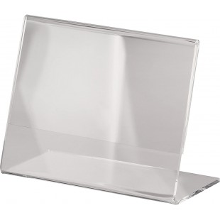 SIGEL TA217 Presentoir incline de table, 7,7 x 10,5 x 3,8 cm, acrylique transparent