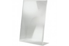 SIGEL TA213 Presentoir incline de table, 30 x 42,5 x 11 cm, acrylique transparent