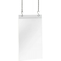 SIGEL TA240 Porte-affiches a  suspendre, 21 x 32,7 x 0,4 cm, acrylique transparent