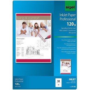 SIGEL IP182 Papier professionnel d'imprimante jet d'encre, format A4 (21 x 29,7 cm), 50 feuilles