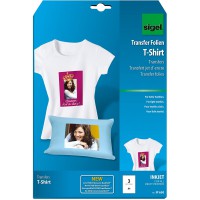 SIGEL IP650 Transfert jet d'encre pour tee-shirts clairs, format A4 (21 x 29,7 cm), 197 µm, 3 feuilles