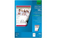 SIGEL IP619 Papier professionnel d'imprimante jet d'encre, format A4 (21 x 29,7 cm), 105 g/m², 75 feuilles