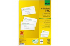 SIGEL LP797 Lot de 1000 Cartes de visite, 3C, 8,5 x 5,5 cm, 225 g