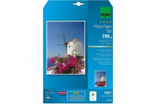 SIGEL IP684 Papier photo professionnel, jet d'encre, mate satine format A4 (21 x 29,7 cm), 190g/m², 20 feuilles