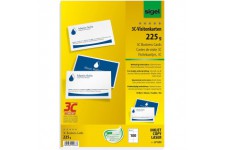 SIGEL LP850 Lot de 100 Cartes de visite, 3C, impression recto verso, 8,5 x 5,5 cm, 225 g