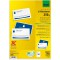 SIGEL LP853 Lot de 100 Cartes de visite, 3C, impression recto verso, 8,5 x 5,5 cm, 250 g
