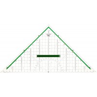 M + R 723320000 equerre 32 cm Transparent Gradue, vert