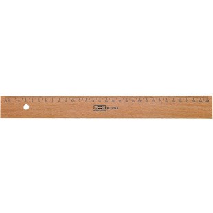 Mobius ruppert holzlineal longueur 300 mm en bois naturel vE 