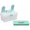 Valise en polypropylene - Vert menthe - 400 x 220 x 200 mm.