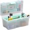Valise en polypropylene - Vert menthe - 400 x 220 x 200 mm.