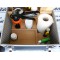 Appareil Boite Universel, alu plus Tool Box 14, noir, flexible, trennelemente