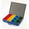 Coffret a  outils en metal etanche pour petites pieces EuroPlus 23 compartiments Bleu 44/23 x 63 cm