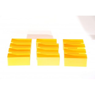 casier europlus Insert 45/2, Taille: 2, Jaune Noir